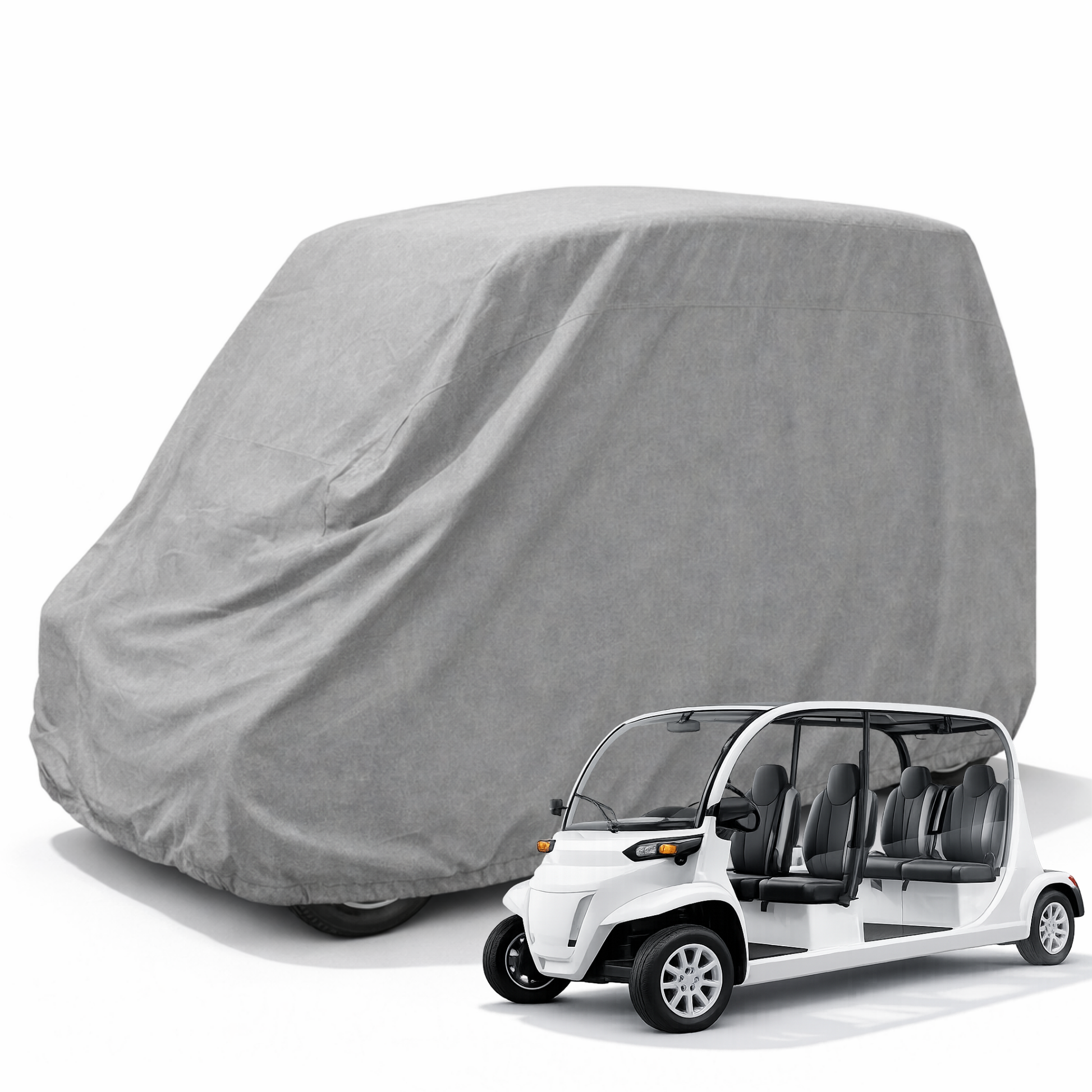 Golf Cart Storage Cover for GEM e4 Model, Polaris Chrysler - 4 Passenger