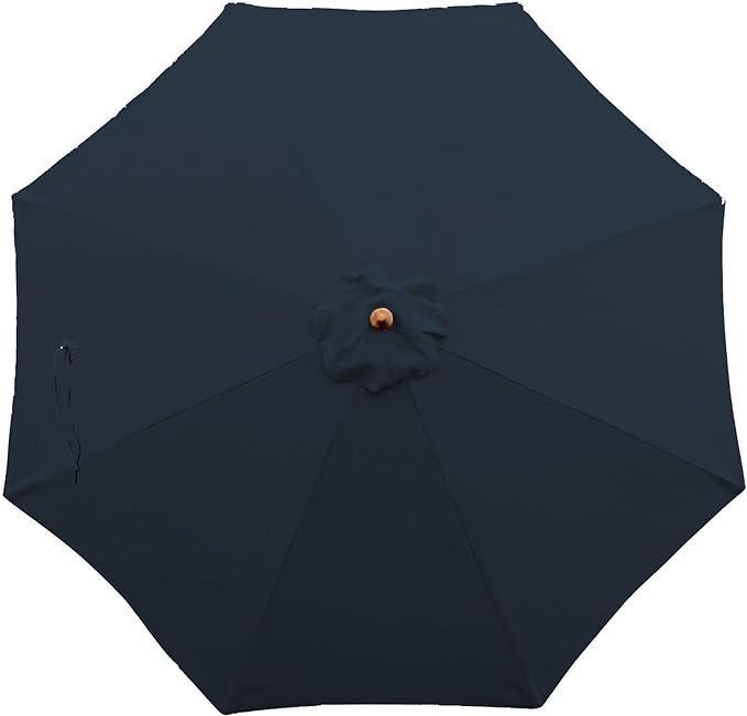 11ft 8 Ribs Market Patio Umbrella Replacement Canopy