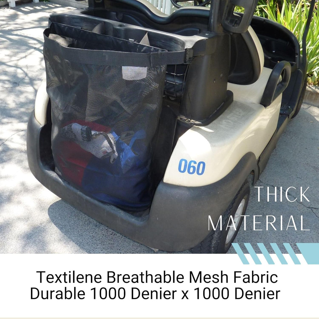 Bolsa de comestibles para carrito de golf, compatible con EZGO, Club Car y Yamaha (ajuste universal)