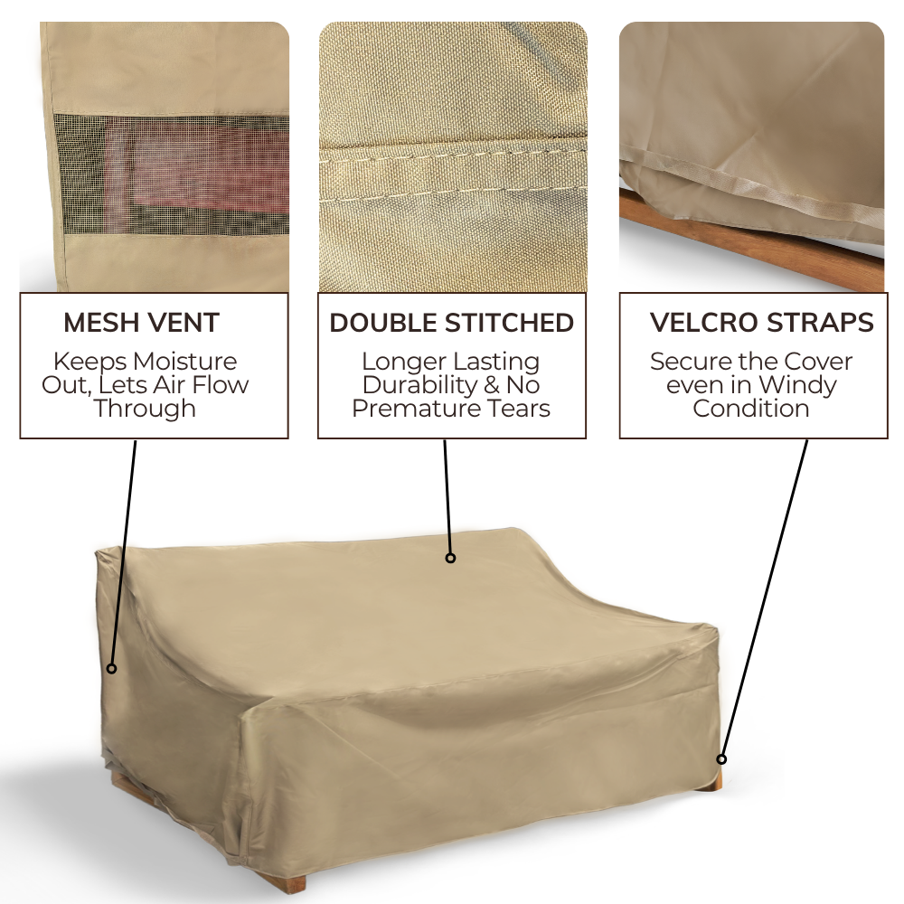 Premium Tight Weave Sofa Cover 80"L