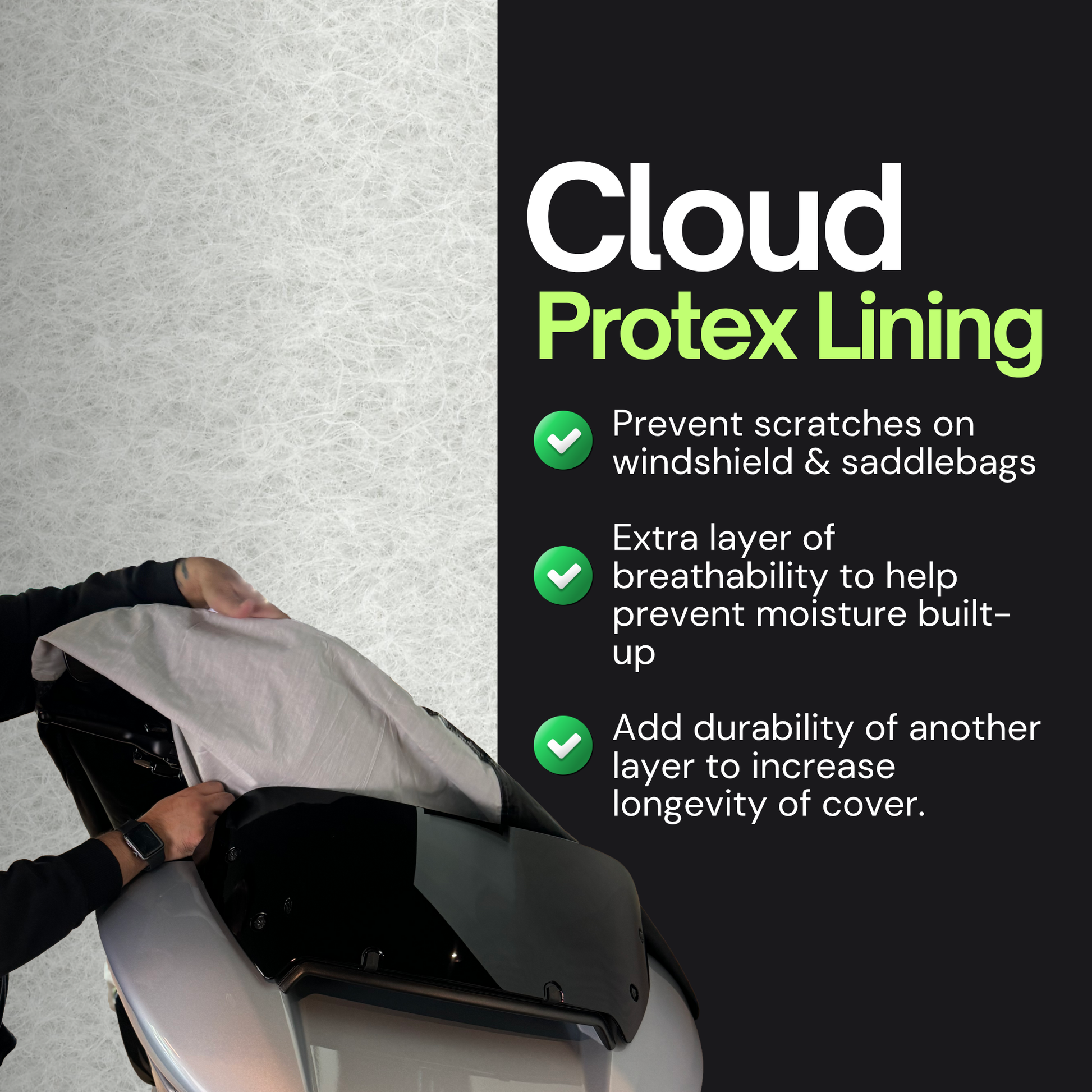 Premium Trike Motorcycle Cover – Heavy-Duty 300D Waterproof UV-Treated Cover with Heat-Resistant Thermo-Guard & Clamshell Vents – Fits Most 3-Wheel Trikes up to 122"