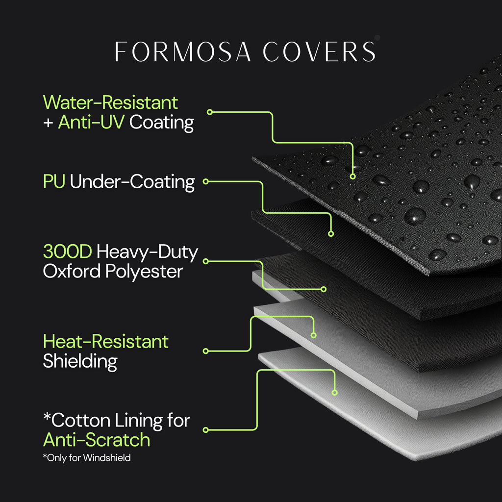 Funda premium resistente para motocicleta con emblema de águila. Compatible con modelos de hasta 108" (XXL).