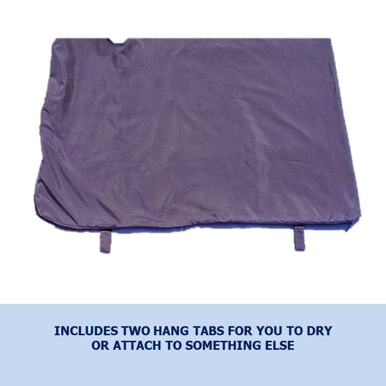 Forro para saco de dormir, rectangular, con cremallera, 80" de largo