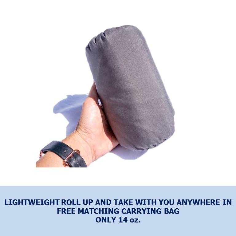 Forro para saco de dormir, rectangular, con cremallera, 80" de largo