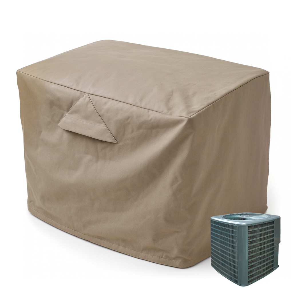 Cubierta rectangular para aire acondicionado exterior - Cubierta para unidad de aire acondicionado para todo tipo de clima - Extra grande - 96 cm de largo x 91 cm de ancho x 96 cm de alto
