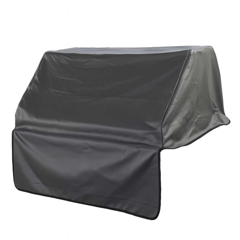 Built-In Barbeque Outdoor Cover Fits BBQ or Grills up to 30-56 inches Long - Grey Vinyl