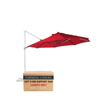 10ft 8 Rib Cantilever Supporting Bar Umbrella Replacement Canopy 10ft 8 Rib Cantilever Supporting Bar Umbrella Replacement Canopy