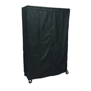 COVER for Wire Rack Shelving Storage Unit 36-48 inches wide, Full Black