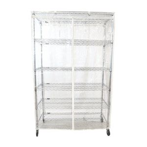 COVER for Wire Rack Shelving Storage Unit 36-60 inches wide, All Clear