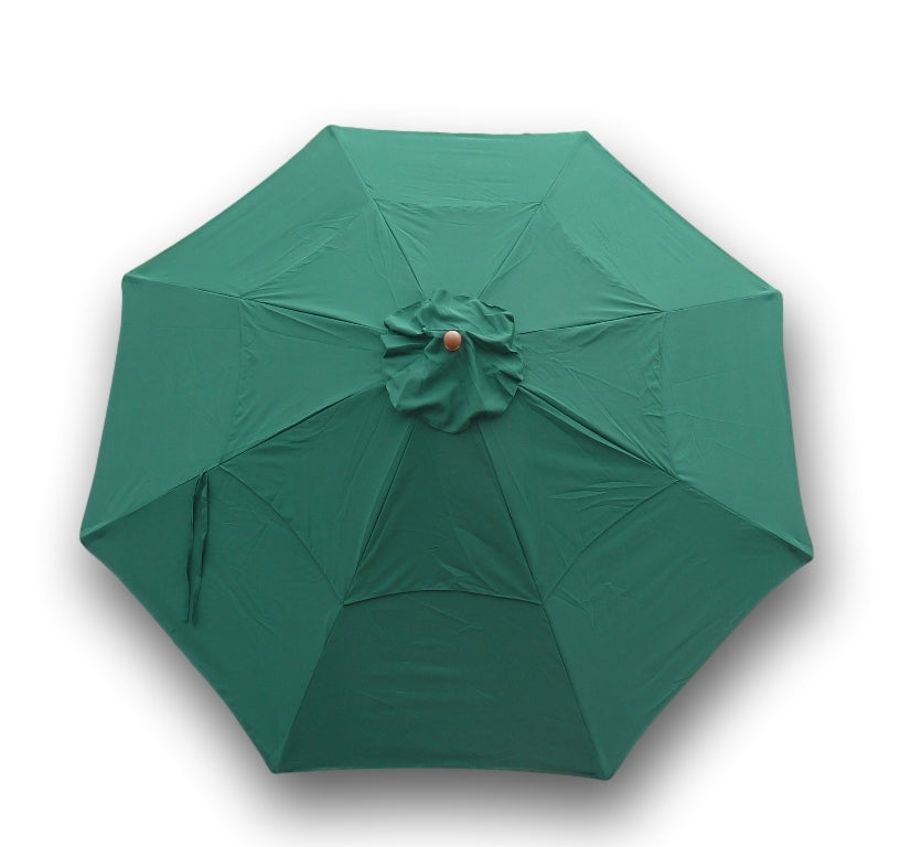 11 ft green patio umbrella 11ft Market 8 Rib Replacement Canopy Sage lasting support Green 11 ft Patio Umbrellas