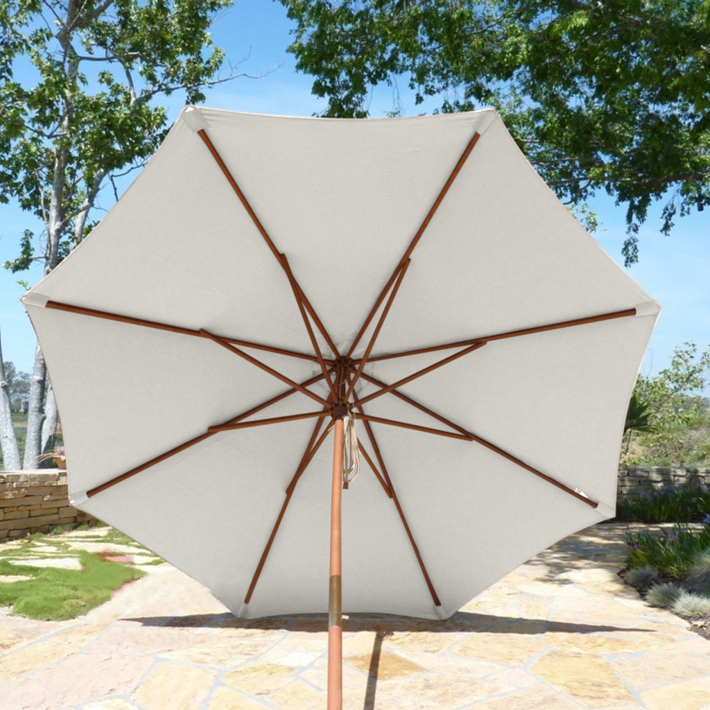 11ft 8 Ribs Market Patio Umbrella Replacement Canopy