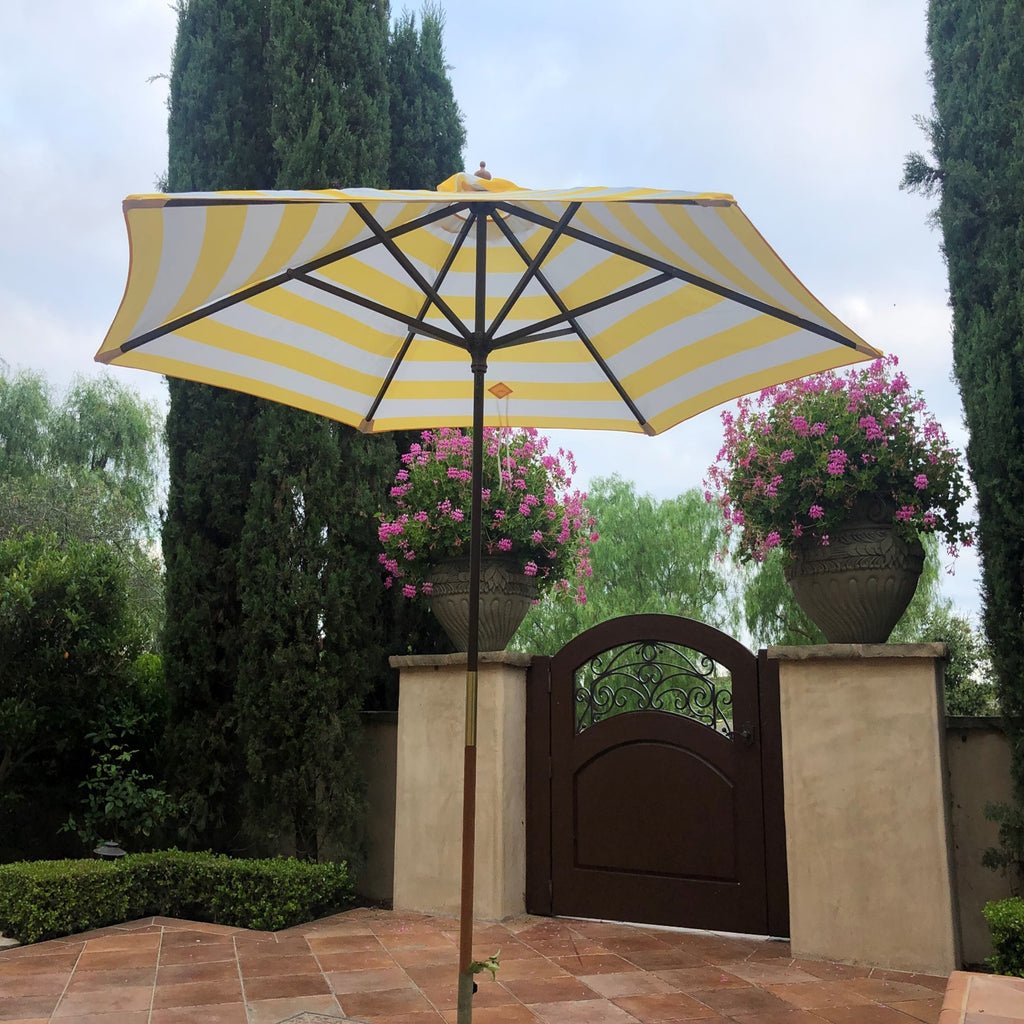 9ft Market Patio Umbrella 6 Rib Replacement Canopy Cabana Stripe