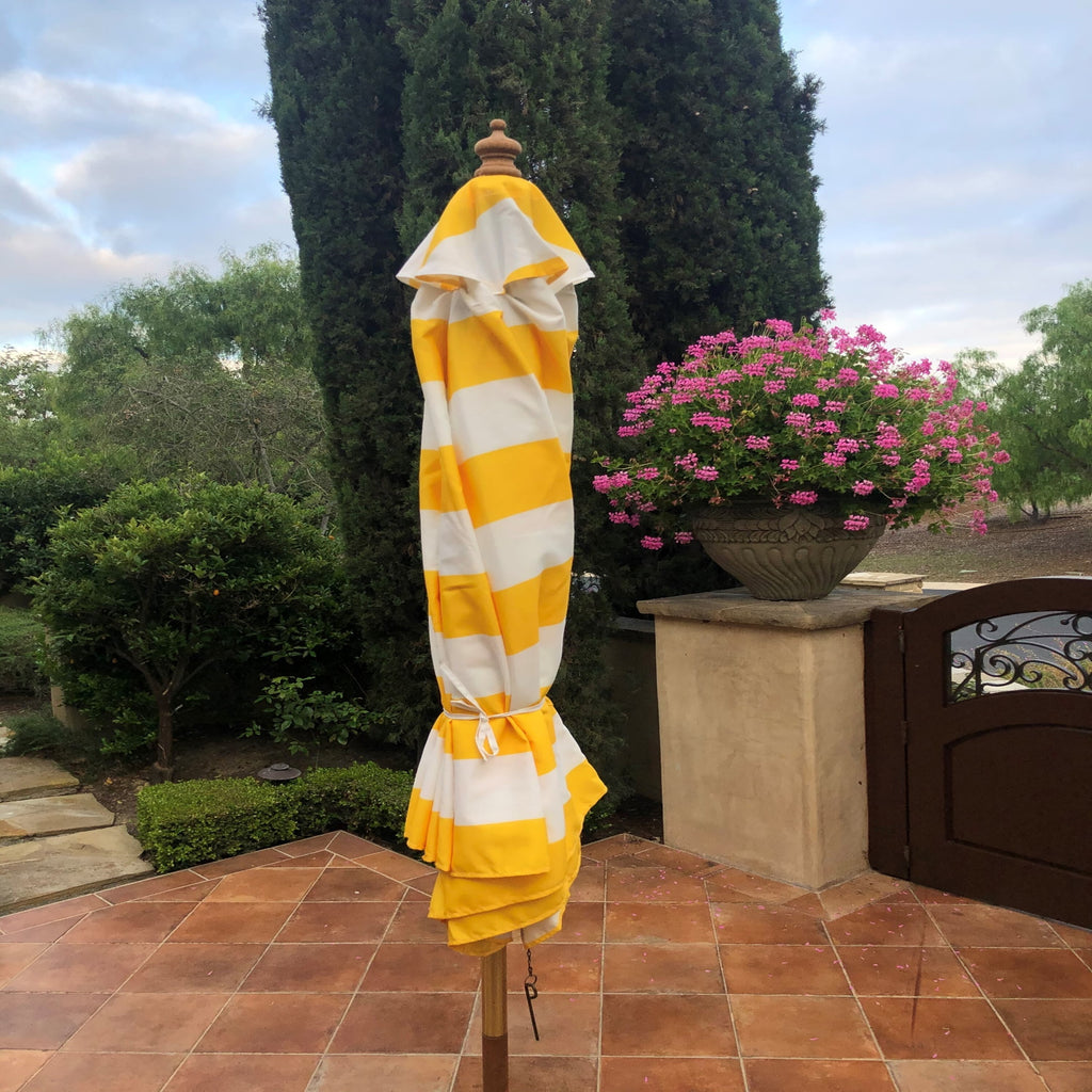 9ft Market Patio Umbrella 6 Rib Replacement Canopy Cabana Stripe