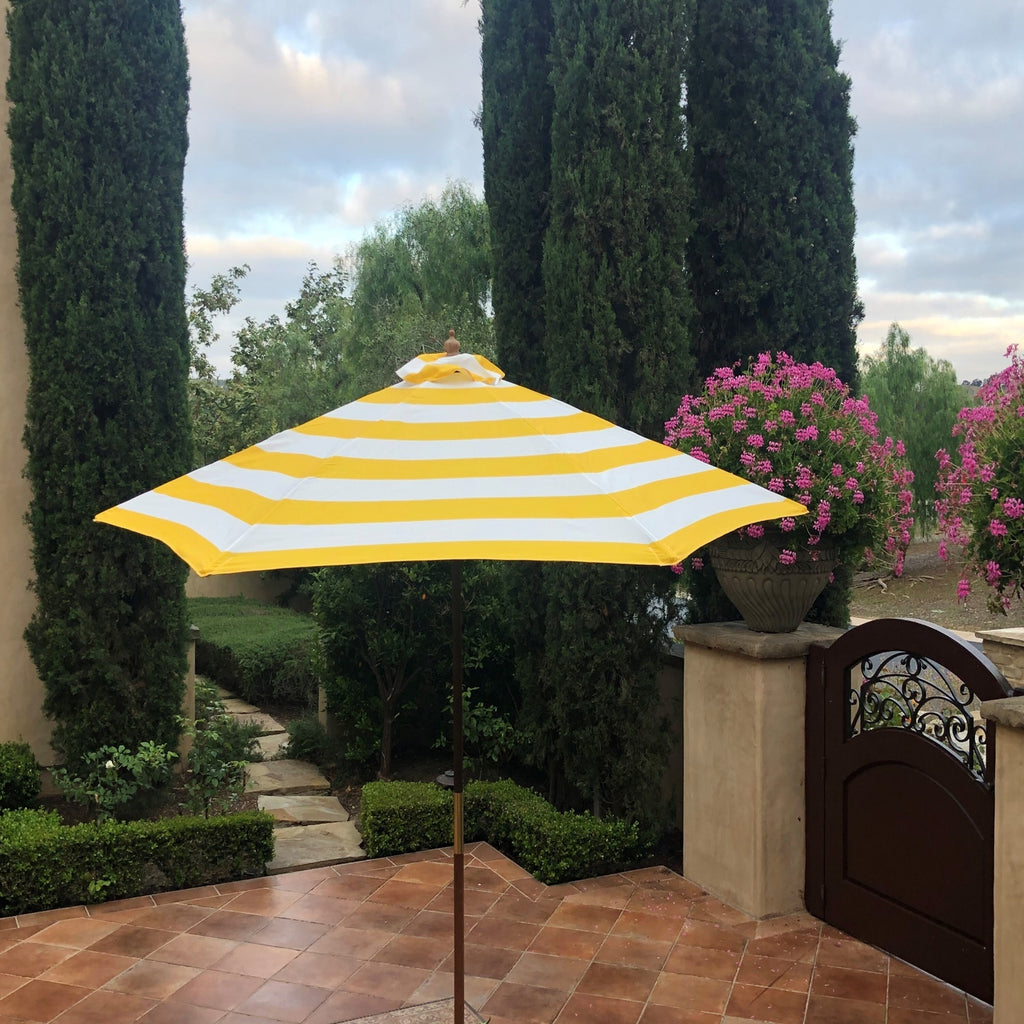 9ft Market Patio Umbrella 6 Rib Replacement Canopy Cabana Stripe