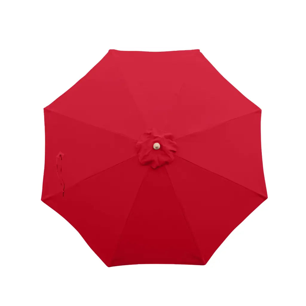 7.5 ft Market Patio Umbrella 8 Rib Replacement Canopy Red