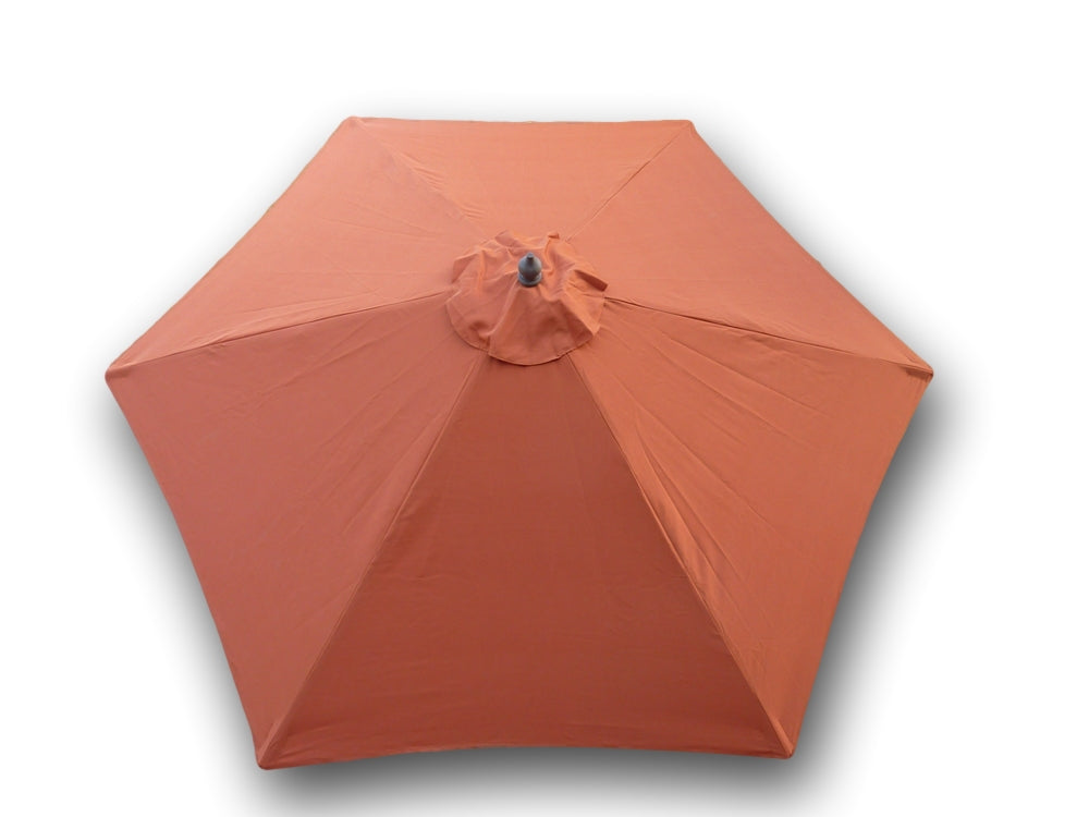 9 six arm patio umbrella cover Formosa Covers 9ft Umbrella Replacement Canopy 6 Ribs in Terra (Canopy Only)