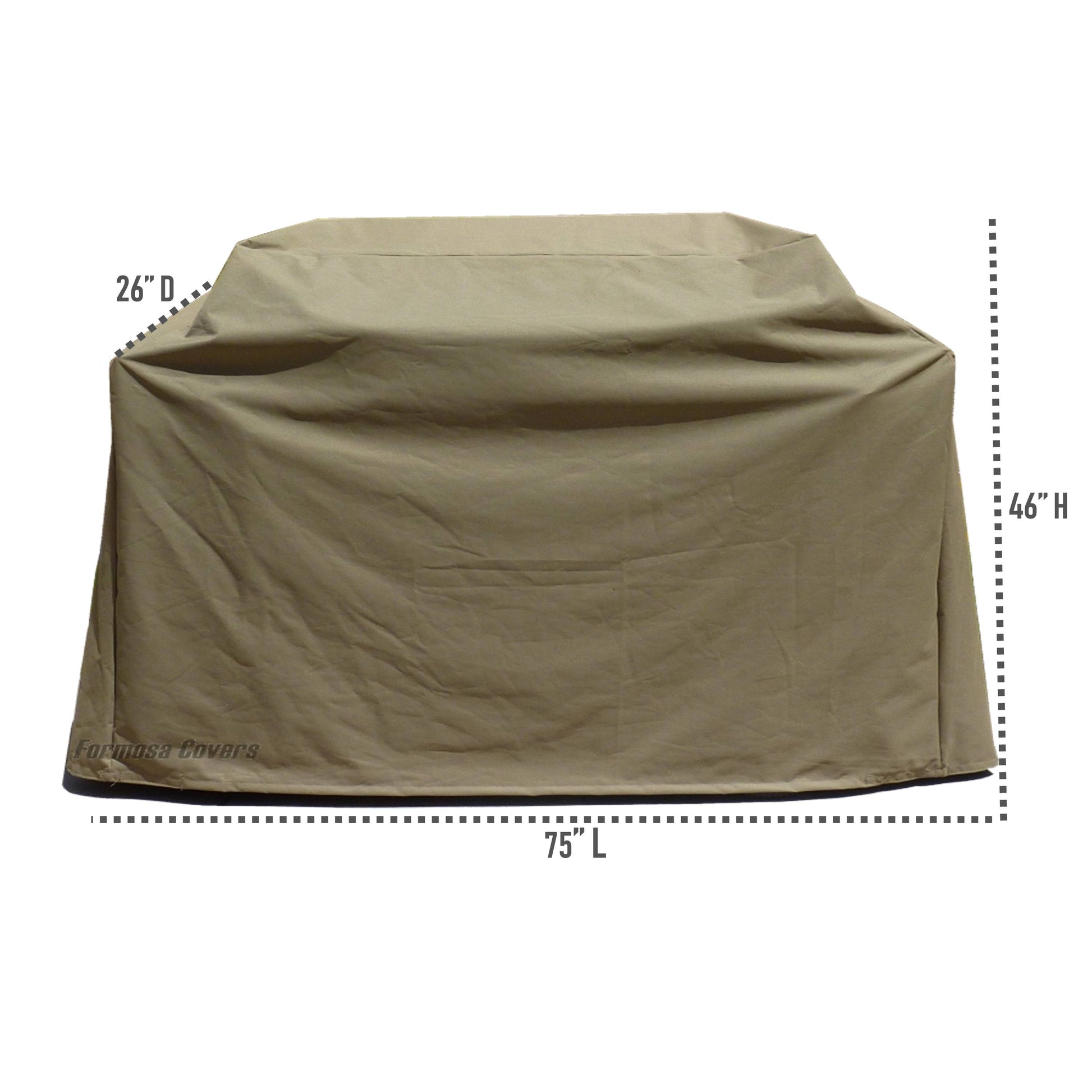 Barbecue Outdoor Cover Fits BBQ or Grills up to 36-84 inches Long - Safari Taupe
