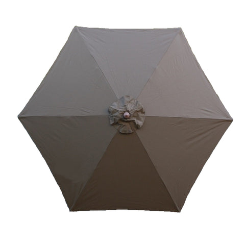 Patio Umbrella Replacement Canopy 9 Ft 6 Rib Off White