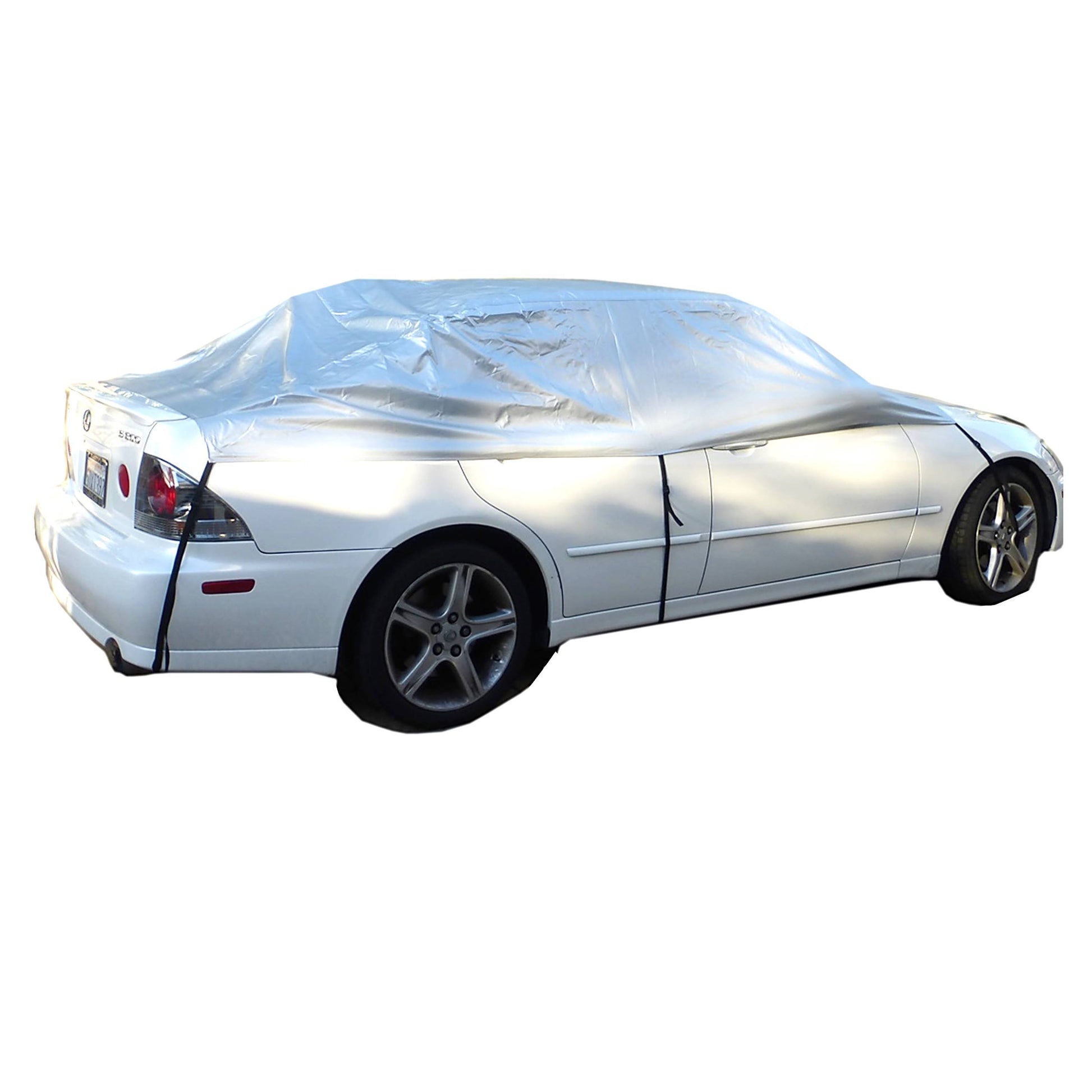 Car Snow and Windshield Sun Shade Full Top Cover fits Small to Mid Size Car - Covered Living