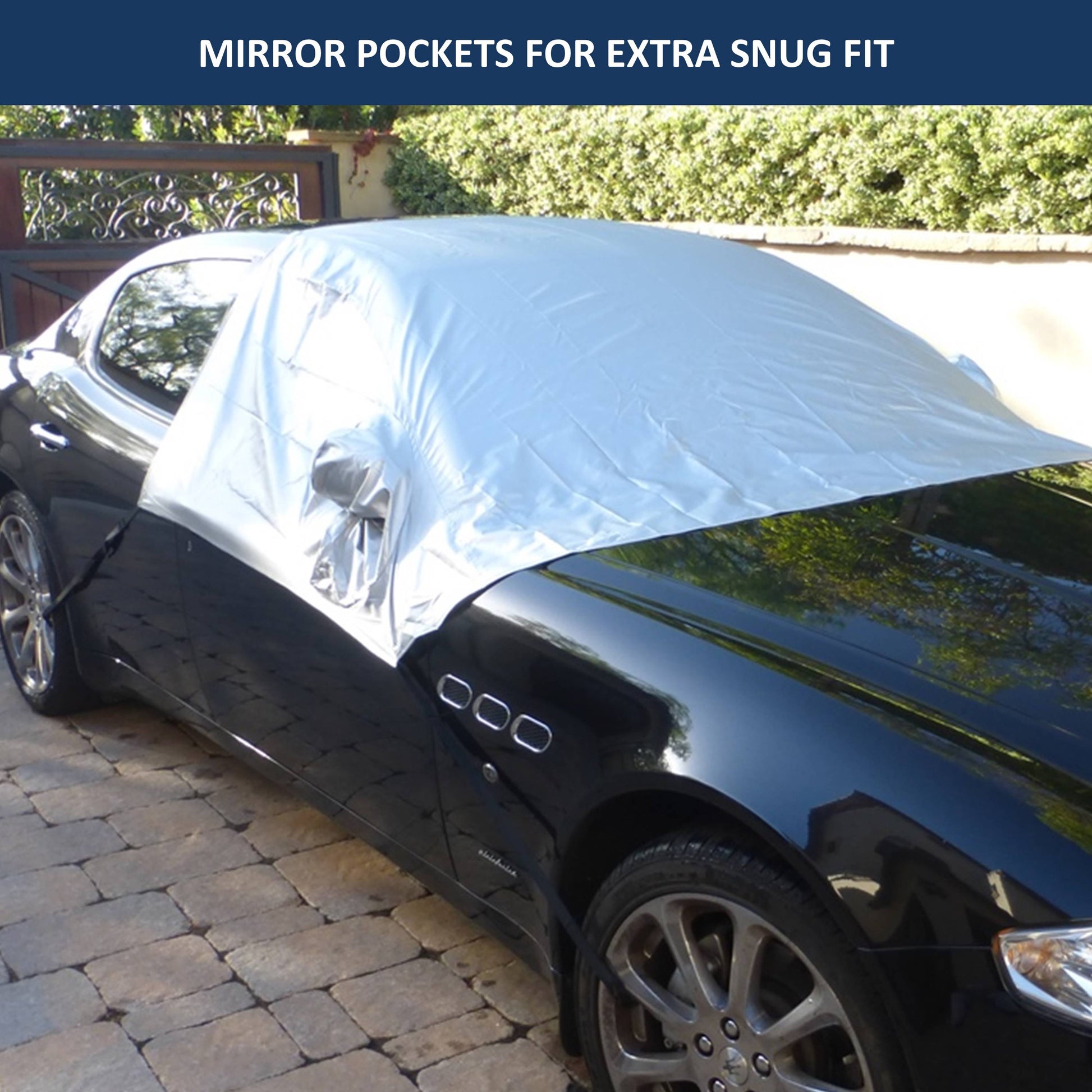 Magnetic Car Snow and Windshield Sun Shade Half Top Cover