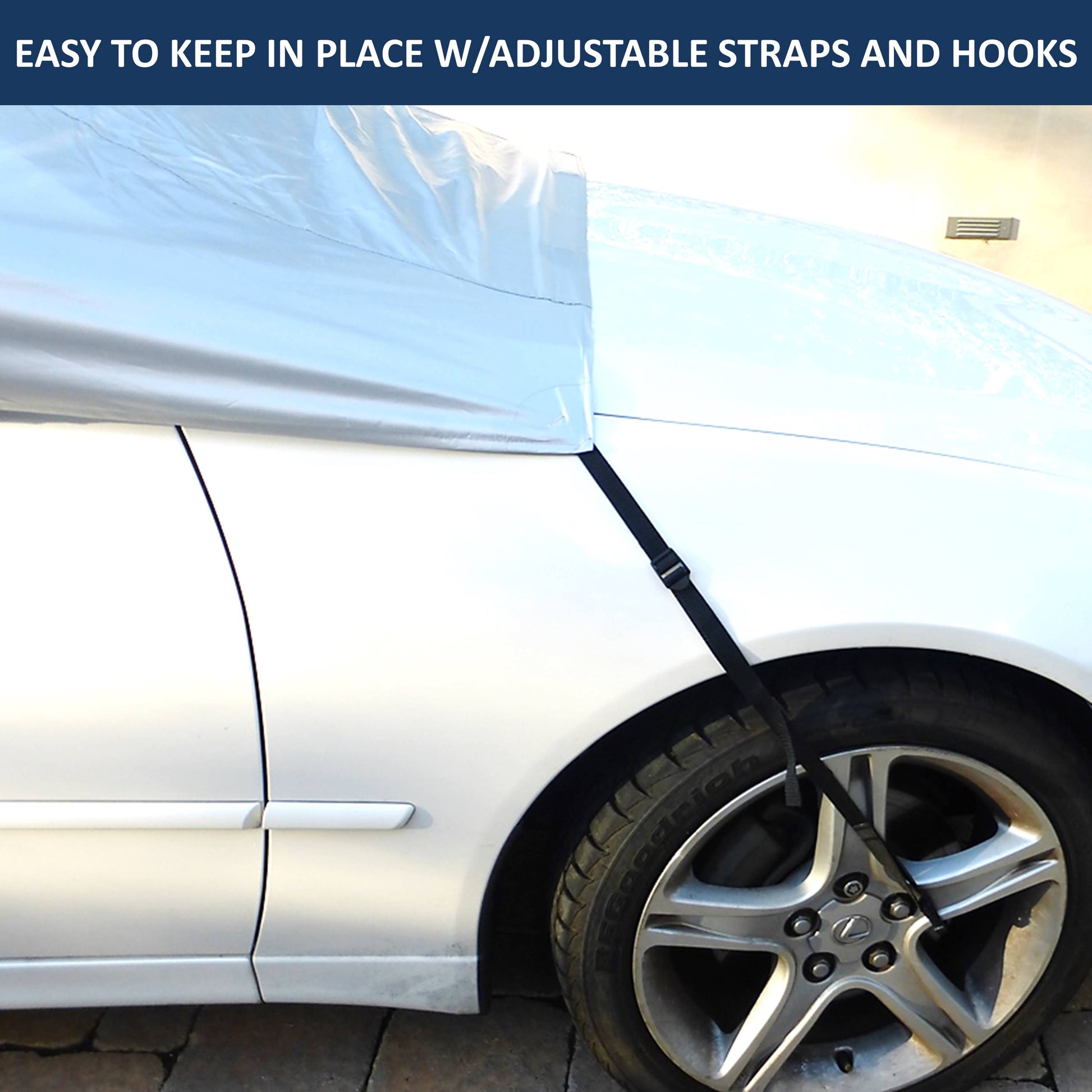 Magnetic Car Snow and Windshield Sun Shade Half Top Cover