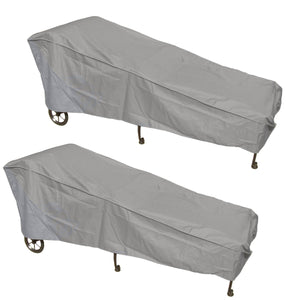2-Pack Patio Chaise Covers