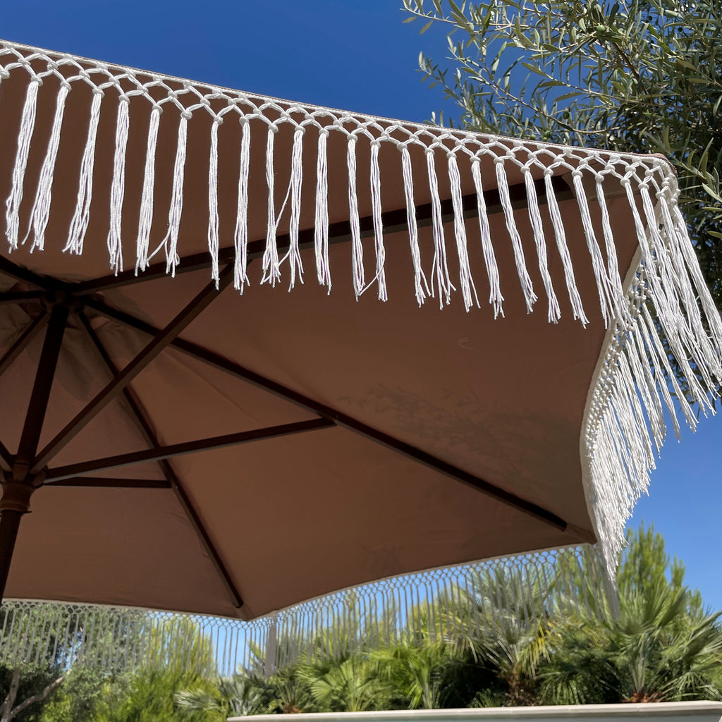 9ft Market Patio Umbrella 8 Rib Replacement Canopy w/ Tassel