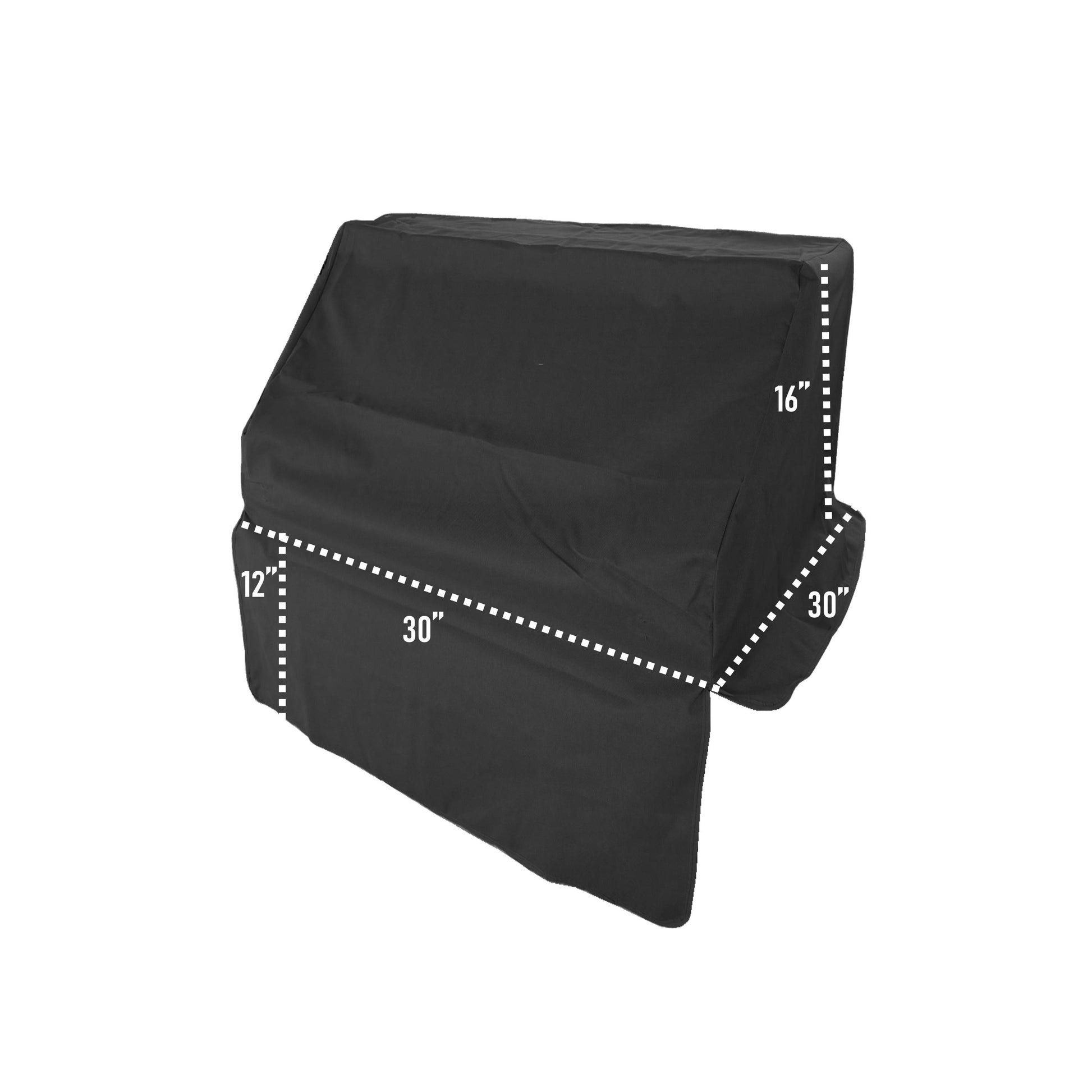 Built-In Barbeque Outdoor Cover Fits BBQ or Grills up to 30-36 inches Long - Black