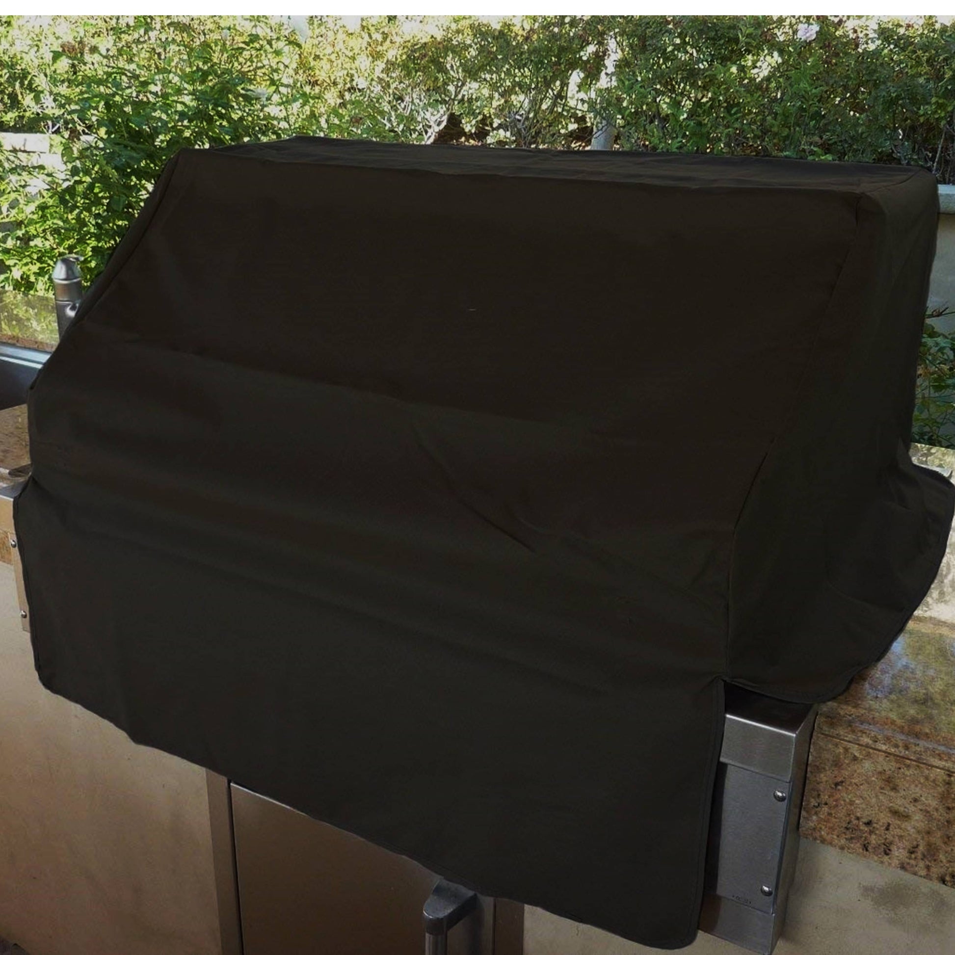 Built-In Barbeque Outdoor Cover Fits BBQ or Grills up to 30-36 inches Long - Black