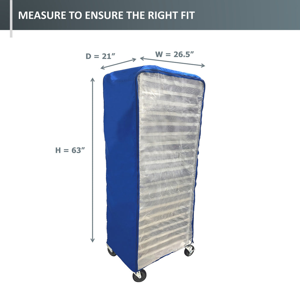 Bun Rack Cover, 21"W x 26.5"D x 63"H
