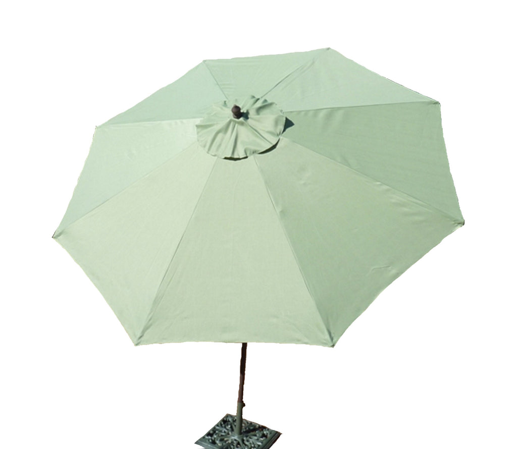 9ft Standard Aluminum Market Patio Umbrella with Crank and Tilt Mechanism