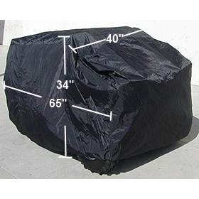 Heavy Duty ATV Quad Cover - All Weather Protection - Black, M - XXL