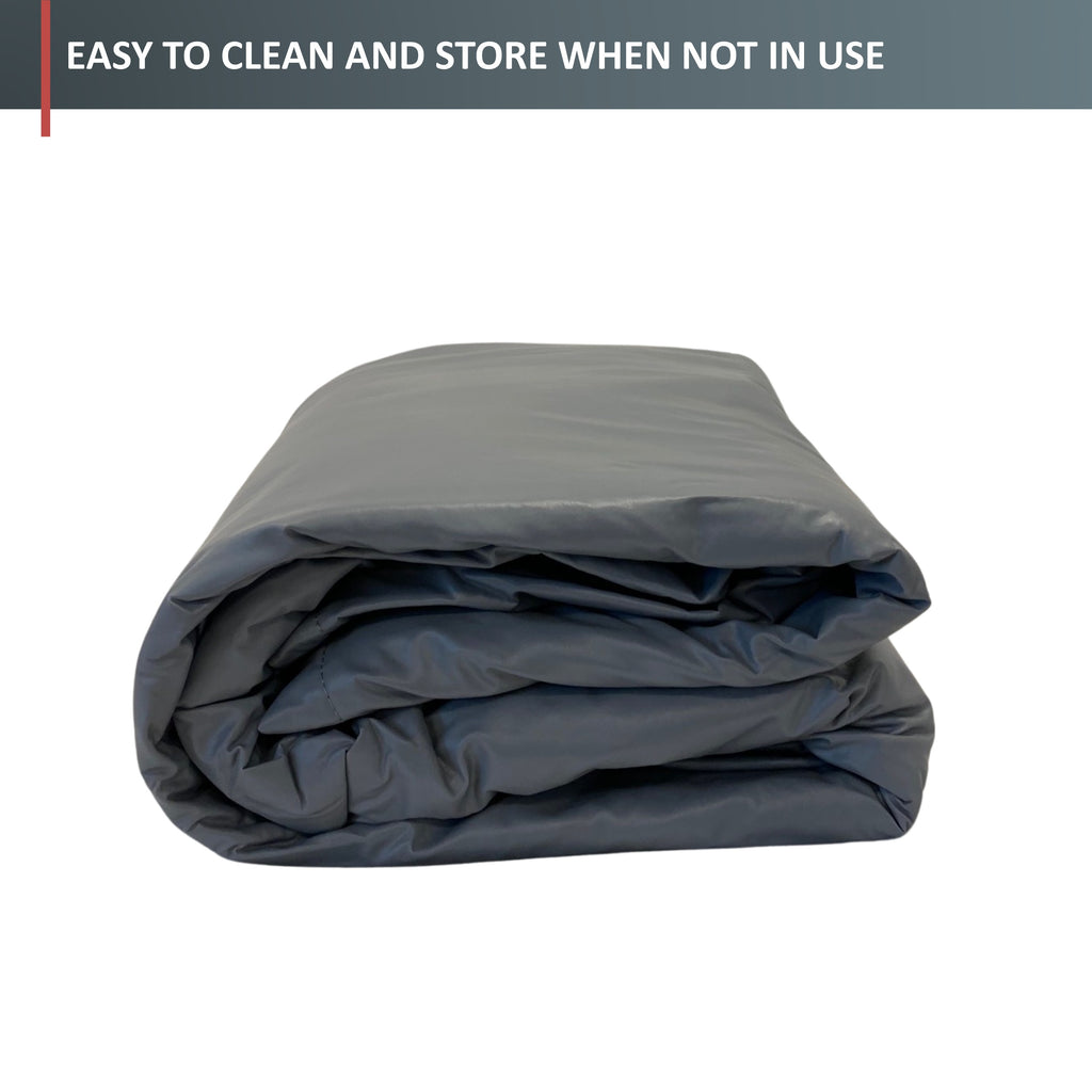Barbecue Outdoor Cover Fits BBQ or Grills up to 36-84 inches Long - Grey Vinyl