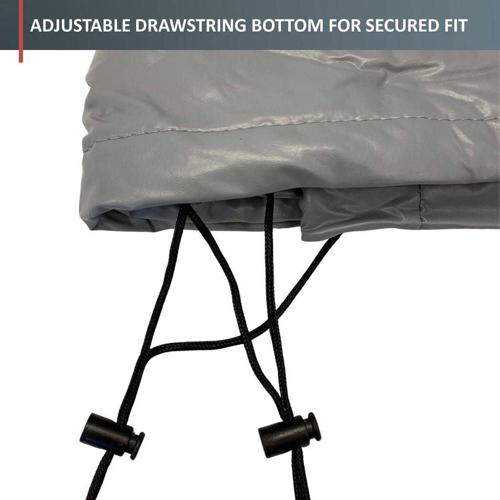 Barbecue Outdoor Cover Fits BBQ or Grills up to 36-84 inches Long - Grey Vinyl