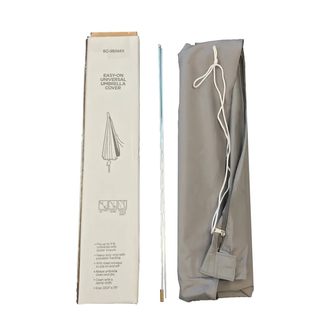 Patio Umbrella Cover Fits 7FT to 11FT Umbrellas Reserve Grey.