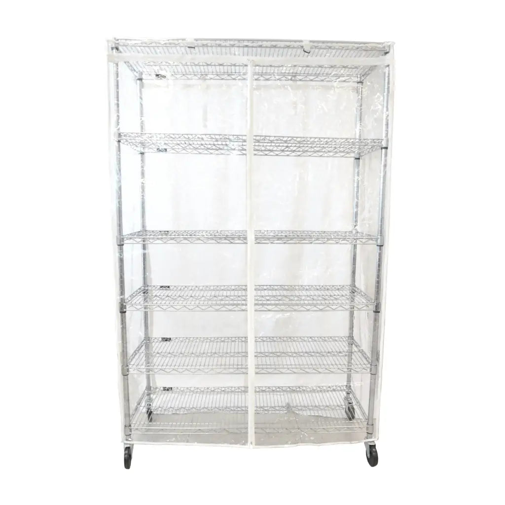 Storage Shelving Unit Cover fits racks 48 W x 24 D 72 H All