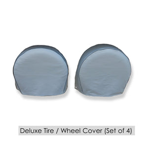 Tire Rv Trailer Wheel Cover 27 30 Diameter Set Of 4 Grey - Covered Living