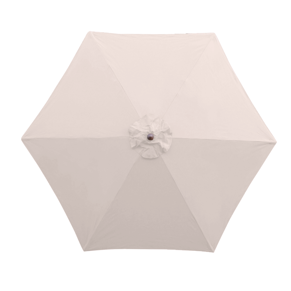 9ft Market Patio Umbrella 6 Rib Replacement Canopy Sand.