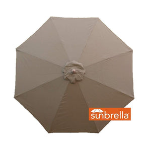 Patio Umbrella Replacement Canopy 9 Ft 8 Rib Cocoa - Covered Living