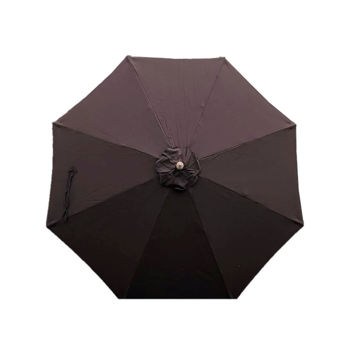 Sombrilla de patio de 2,7 m con toldo de repuesto de 8 varillas y tela Sunbrella