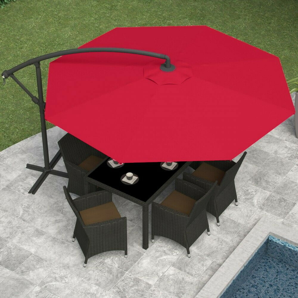 Replacement Umbrella Canopy for 10ft 8 rib hanging market Outdoor Patio Shades Ribs length 58" to 60" (Canopy Only)