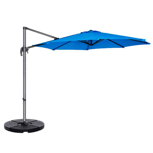 11ft 8 Ribs Cantilever Supporting Bar Umbrella Replacement Canopy