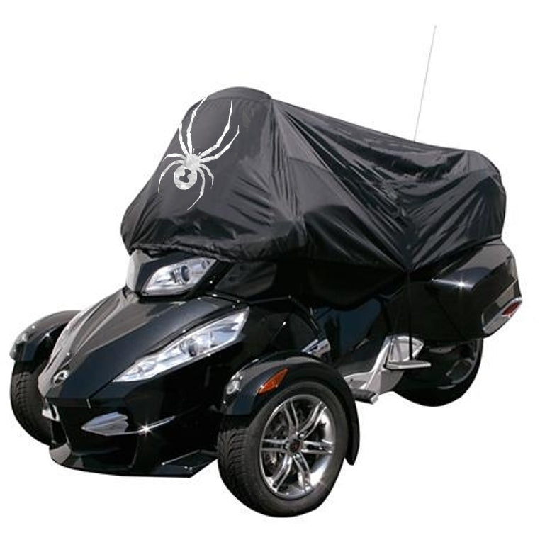 Heavy Duty Can-Am Spyder Indoor Outdoor - Half Cover, Black